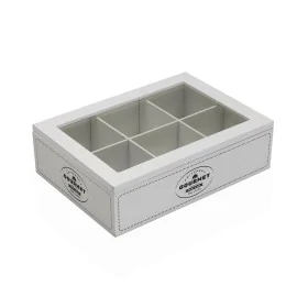 Box for Infusions Versa Gourmet Wood 17 x 7 x 24 cm by Versa, Tea and coffee storage - Ref: S3413144, Price: 10,25 €, Discoun...