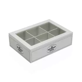 Box for Infusions Versa Gourmet Wood 17 x 7 x 24 cm by Versa, Tea and coffee storage - Ref: S3413144, Price: 9,22 €, Discount: %