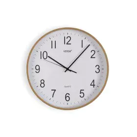 Wall Clock Versa Plastic Quartz MDF Wood 4 x 30 x 30 cm by Versa, Wall Clocks - Ref: S3413477, Price: 15,44 €, Discount: %