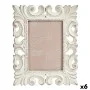 Cadre photo Blanc Bois MDF 21,2 x 13 x 26,5 cm (6 Unités) de Gift Decor, Cadres muraux et de table - Réf : S3625335, Prix : 2...