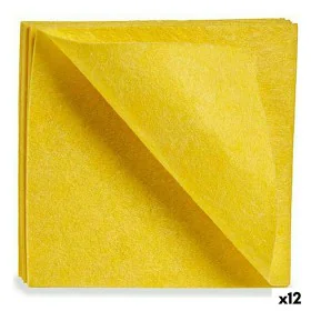 Cleaning cloths Soft Yellow 18 x 2,5 x 20 cm (12 Units) by BigBuy Home, Cleaning equipment - Ref: S3625480, Price: 15,37 €, D...