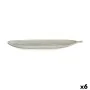 Plateau Blanc Bois MDF Feuille d'une plante 59,5 x 3 x 21,6 cm Décoration (6 Unités) de Gift Decor, Plateaux - Réf : S3625497...