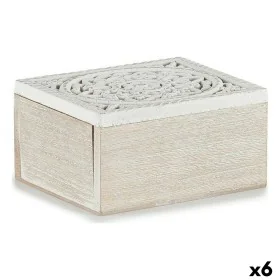 Boîte Décorative 16 x 8 x 11 cm Bois (6 Unités) de Gift Decor, Boîtes - Réf : S3625508, Prix : 20,23 €, Remise : %