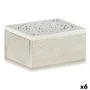 Decorative box 16 x 8 x 11 cm Wood (6 Units) by Gift Decor, Boxes - Ref: S3625508, Price: 20,23 €, Discount: %