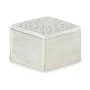 Boîte Décorative Blanc Bois 11,5 x 8 x 11,5 cm (6 Unités) de Gift Decor, Boîtes - Réf : S3625509, Prix : 20,09 €, Remise : %