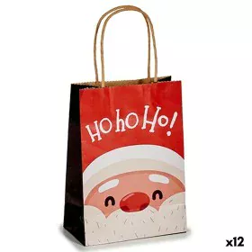 Busta di Carta Babbo Natale Bianco Rosso 13,5 x 8 x 21 cm (12 Unità) di Krist+, Scatole regalo e sacchetti - Rif: S3627464, P...