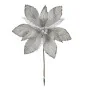 Decorative Flower Silver Plastic 32 x 47 x 2 cm (12 Units) by Krist+, Christmas - Ref: S3627768, Price: 25,99 €, Discount: %