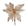 Decorative Flower champagne Plastic 27 x 29 x 23 cm (12 Units) by Krist+, Christmas - Ref: S3630071, Price: 19,98 €, Discount: %