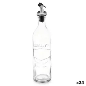 Ölfläschchen Mit Relief Durchsichtig Glas 500 ml (24 Stück) von Vivalto, Dressing- und Gewürzspender - Ref: S3631624, Preis: ...