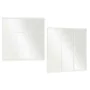 Miroir mural Blanc Métal Verre Fenêtre 90 x 90 x 2 cm de Gift Decor, Miroirs muraux - Réf : S3632883, Prix : 52,56 €, Remise : %