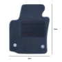 Set de Alfombrillas para Coche OCC Motorsport OCCST0015LOG Seat Leon Mk2 5 Piezas de OCC Motorsport, Alfombrillas delanteras ...