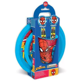 Conjunto de Louça Infantil Spider-Man CZ11313 Plástico (5 Peças) de Spider-Man, Louças infantis - Ref: S37115716, Preço: 12,5...