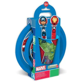 Children’s Dinner Set The Avengers CZ11309 Plastic (5 Pieces) by The Avengers, Children's Sets - Ref: S37115717, Price: 15,17...