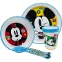 Conjunto de Louça Infantil Mickey Mouse CZ11306 Plástico (5 Peças) de Mickey Mouse, Louças infantis - Ref: S37115720, Preço: ...