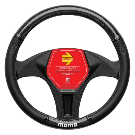 Steering Wheel Cover Momo MOMLSWC0LXBLK Ø 38-39 cm by Momo, Steering wheels and shafts - Ref: S37115813, Price: 18,73 €, Disc...