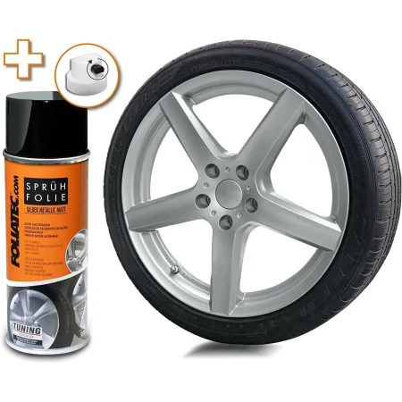 Borracha Líquida para Carros Foliatec Prateado metálico 400 ml de Foliatec, Tintas para acabamentos - Ref: S3712399, Preço: 2...