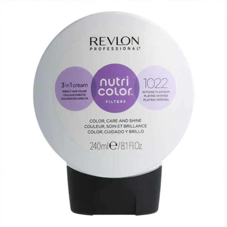 Tintura Permanente Nutri Color Revlon Nutri Color 1022 Platino (240 ml) di Revlon, Colore permanente - Rif: S4246228, Prezzo:...