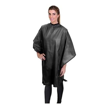 Cape de Coiffure Eurostil Noire (130 x 112 cm) de Eurostil, Capes de coupe - Réf : S4255062, Prix : 9,80 €, Remise : %