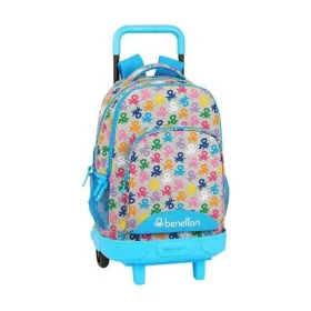 Mochila Escolar con Ruedas Compact Benetton de Benetton, Mochilas infantiles - Ref: S4301566, Precio: 24,20 €, Descuento: %