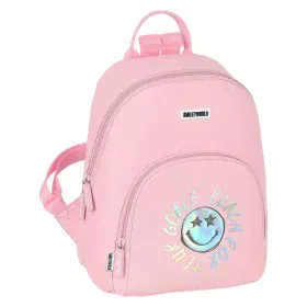 Sac à dos Casual Smiley Iris Rose (25 x 30 x 13 cm) de Smiley, Sacs à dos enfant - Réf : S4304563, Prix : 11,53 €, Remise : %