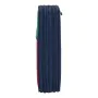 Astuccio Doppio Benetton United Rosso Bianco Verde Blu Marino (12.5 x 19.5 x 4 cm) (28 pcs) di Benetton, Porta penne - Rif: S...