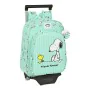 School Rucksack with Wheels Snoopy Friends Forever Mint (26 x 34 x 11 cm) by Snoopy, Children's Backpacks - Ref: S4305457, Pr...