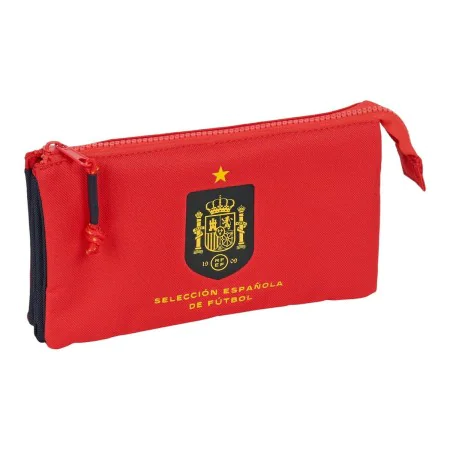 Trousse d'écolier RFEF Rouge Bleu (22 x 12 x 3 cm) de Real Federación Española de Fútbol, Trousses - Réf : S4305578, Prix : 1...