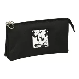 Estuche Escolar Minnie Mouse Topitos Negro 22 x 12 x 3 cm de Minnie Mouse, Estuches - Ref: S4305584, Precio: 7,37 €, Descuent...