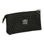 School Case Minnie Mouse Topitos Black 22 x 12 x 3 cm by Minnie Mouse, Pencil cases - Ref: S4305584, Price: 7,37 €, Discount: %