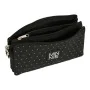 School Case Minnie Mouse Topitos Black 22 x 12 x 3 cm by Minnie Mouse, Pencil cases - Ref: S4305584, Price: 7,37 €, Discount: %