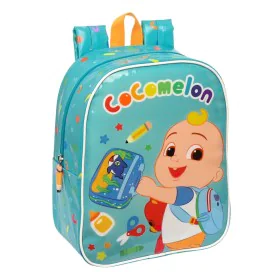 Kinderrucksack CoComelon Back to class Hellblau (22 x 27 x 10 cm) von CoComelon, Kinderrucksäcke - Ref: S4307582, Preis: 10,5...