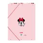 Classeur Minnie Mouse Me time Rose A4 de Minnie Mouse, Dossiers - Réf : S4307693, Prix : 7,95 €, Remise : %