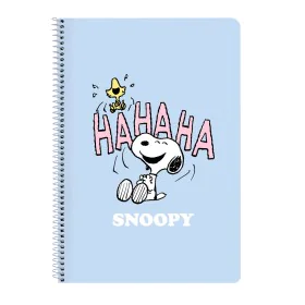 Carnet Snoopy Imagine Bleu A4 80 Volets de Snoopy, Cahiers - Réf : S4307919, Prix : 4,15 €, Remise : %