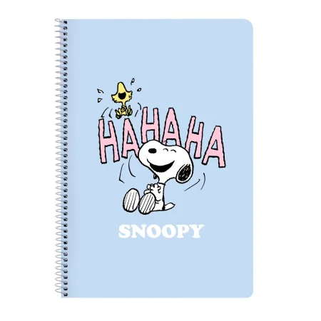 Caderno Snoopy Imagine Azul A4 80 Folhas de Snoopy, Livros de exercícios - Ref: S4307919, Preço: 3,07 €, Desconto: %