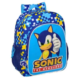 Mochila Escolar Sonic Speed 32 x 38 x 12 cm Azul de Sonic, Mochilas infantis - Ref: S4308532, Preço: 17,92 €, Desconto: %