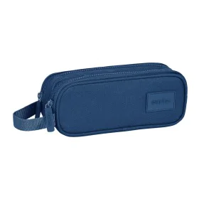 Double Carry-all Safta Navy Blue 21 x 8 x 6 cm by Safta, Pencil cases - Ref: S4308838, Price: 10,47 €, Discount: %