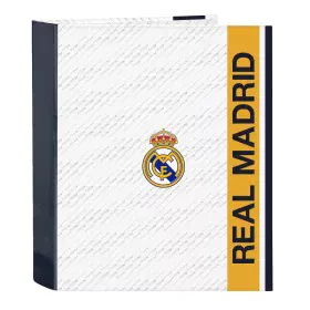 Pasta com argolas Real Madrid C.F. Branco A4 27 x 33 x 6 cm de Real Madrid C.F., Arquivadores - Ref: S4309005, Preço: 7,91 €,...