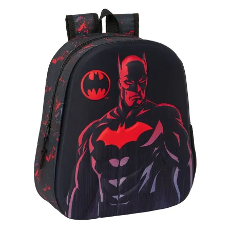 3D Child bag Batman Black 27 x 33 x 10 cm by Batman, Children's Backpacks - Ref: S4309355, Price: 10,47 €, Discount: %