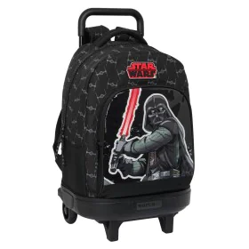 School Rucksack with Wheels Star Wars The fighter Black 33 X 45 X 22 cm by Star Wars, Children's Backpacks - Ref: S4309667, P...