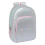 School Bag Benetton Silver Padded Silver 30 x 46 x 14 cm by Benetton, Children's Backpacks - Ref: S4309946, Price: 18,83 €, D...