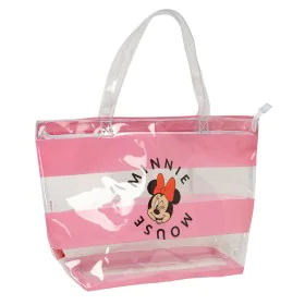 Damen Handtasche Minnie Mouse Beach Rosa Durchsichtig von Minnie Mouse, Schultertaschen - Ref: S4311003, Preis: 17,32 €, Raba...