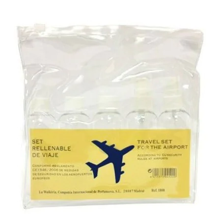 Travel Set Walkiria Plastic Transparent (5 pcs) by Walkiria, Travel Bottles & Containers - Ref: S4508506, Price: 5,93 €, Disc...