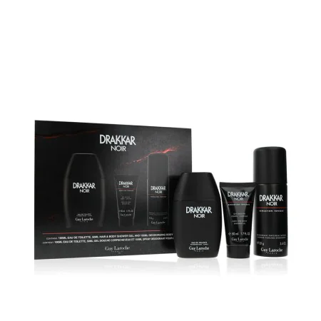 Set de Perfume Hombre Guy Laroche DRAKKAR NOIR EDT 3 Piezas de Guy Laroche, Sets - Ref: S4522459, Precio: 32,27 €, Descuento: %