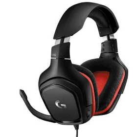 Casque Logitech 981-000757 Noir Rouge Rouge/Noir de Logitech, Écouteurs et accessoires - Réf : S55080538, Prix : 74,63 €, Rem...