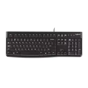 Keyboard Logitech K120 Qwerty UK Black by Logitech, Keyboards - Ref: S55080717, Price: 17,15 €, Discount: %