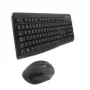 Tastiera e Mouse CoolBox COO-KTR-02W Qwerty in Spagnolo Senza Fili Nero Spagnolo QWERTY di CoolBox, Set tastiera e Mouse - Ri...