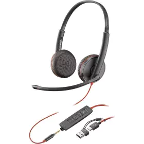 Headphones Poly 8X229AA Black by Poly, Headphones and accessories - Ref: S55255102, Price: 72,35 €, Discount: %