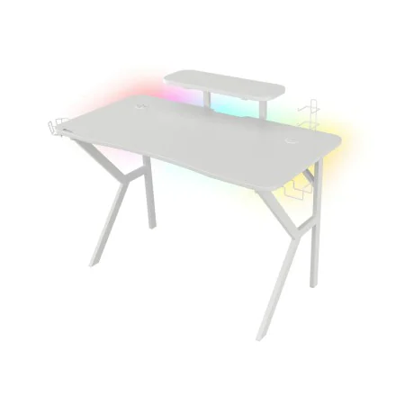 Table Gaming Genesis Holm 320 RGB White by Genesis, Computer desks and tables - Ref: S5609451, Price: 126,72 €, Discount: %