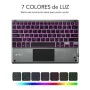 Clavier avec pavé tactile Subblim SUB-KBT-SMBT51 Gris Multicouleur Espagnol Qwerty QWERTY de Subblim, Claviers - Réf : M03004...