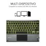 Teclado com Touchpad Subblim SUB-KBT-SMBT51 Cinzento Multicolor Qwerty espanhol QWERTY de Subblim, Teclados - Ref: M0300457, ...